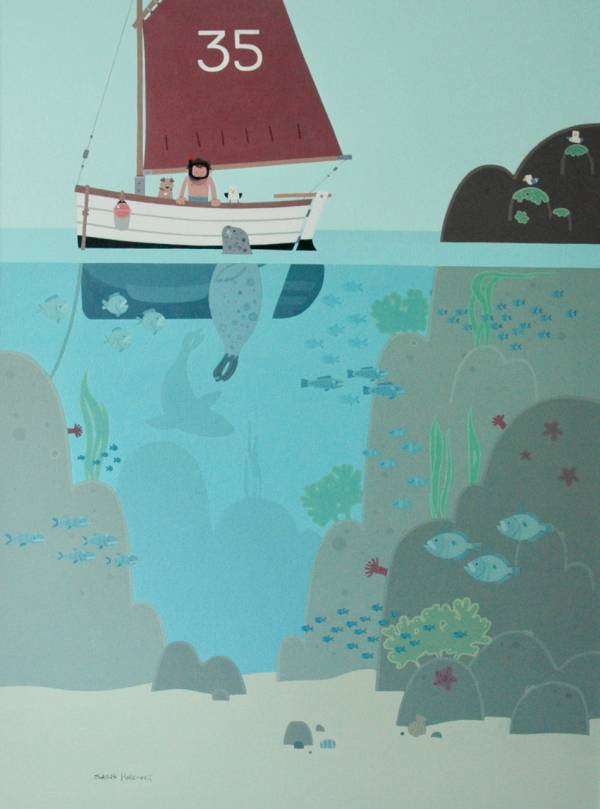 - Acrylic on Canvas, Painting by Sasha Harding, measuring 100 x 75 cm (H x W) framed at 111 x 86 cm £3700